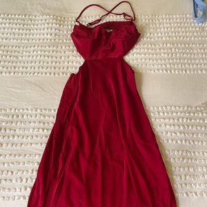 BRAND NEW, WITH TAGS, HELLO MOLLY SCARLETT MAXI COWNECK DRESS!!!!